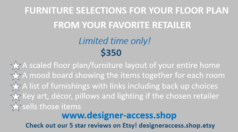 Whole House Furniture Selections & Decor Only 1 Stop Shopping
